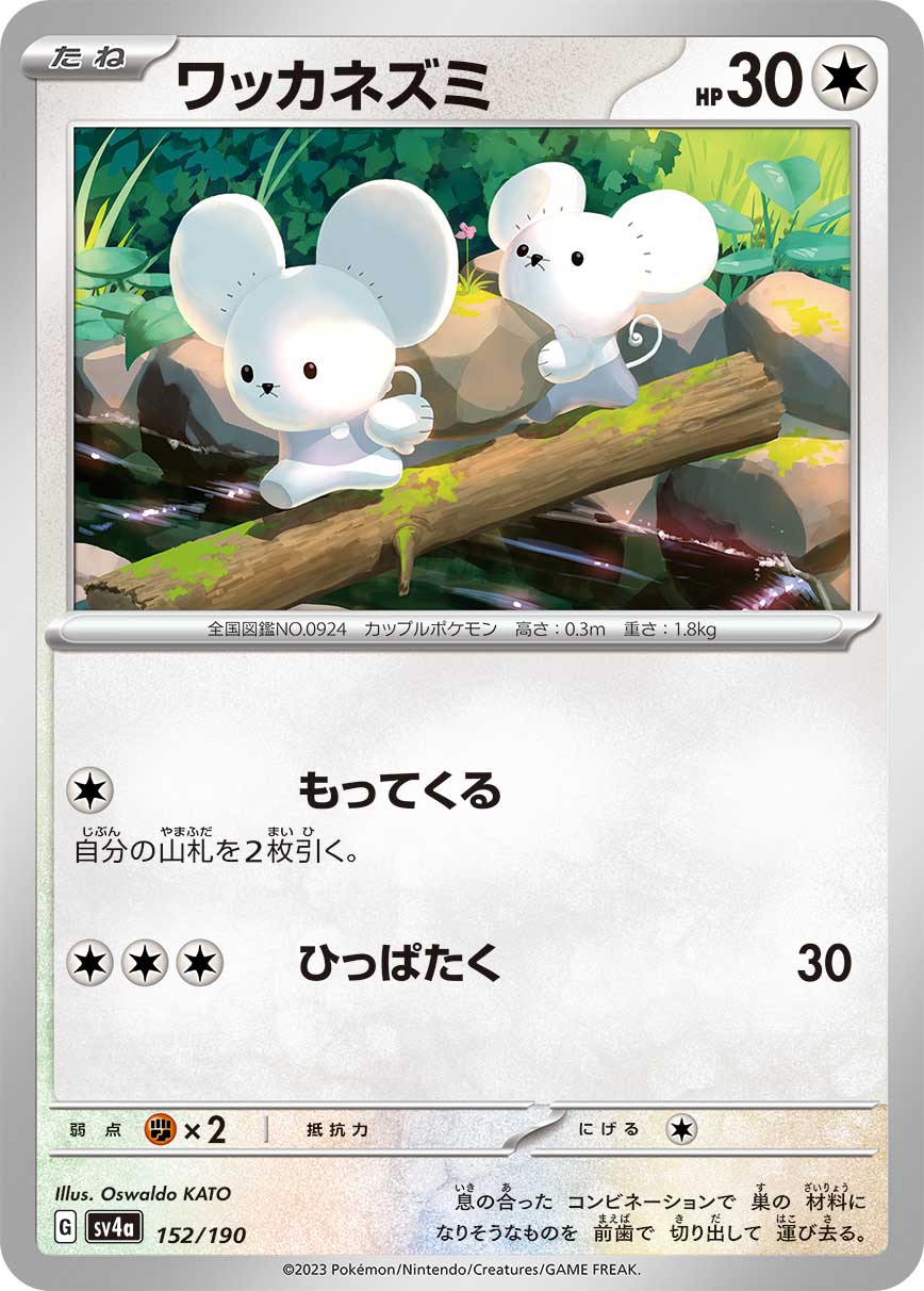 ワッカネズミ 152/190［SV4a］｜ポケモンカードゲーム通販｜シングル
