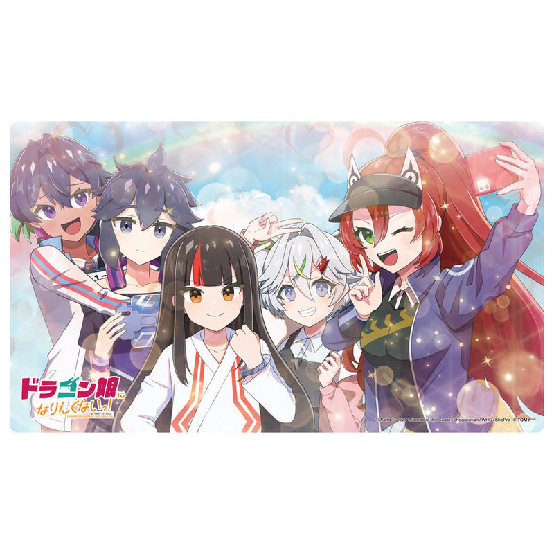 デュエル・マスターズ ラバーマット ドラゴン娘になりたくないっ! アオハル組ver.